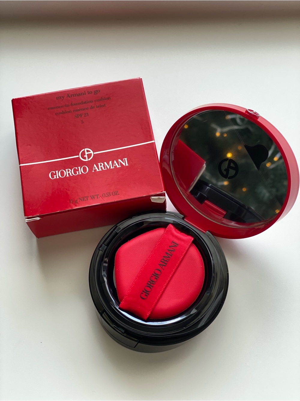 Giorgio Armani Essence-In-Foundation Cushion SPF 23 Shade #5